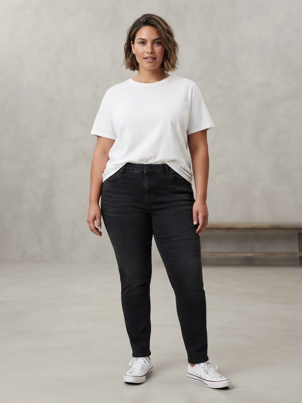Lane Bryant Women's Black Wash Skinny Jean